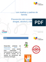 Presentación Taller Padres - Prevención Drogas