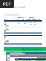 Plantilla de Presupuesto Del Proyecto