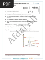 Cours - Physique Oscillation Électrique Forcée - Bac Math (2013-2014) MR Afdal Ali