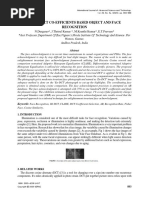 Novel DCT Co-Efficients Based Object and Face Recognition