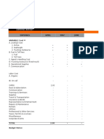 AF2100 - Budget Template Per Dept