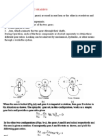 Principle of Epicyclic Gearing