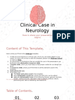 Clinical Case in Neurology by Slidesgo