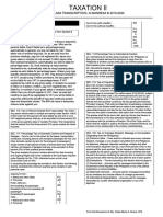 Tax II Second Exam TSN Partial 2