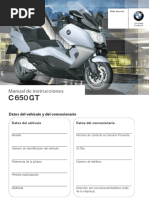 Manual BMW C650GT - 2014 PDF