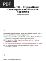 Chapter 03 - International Convergence of Financial Reporting