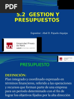 5.2 Presupuestos