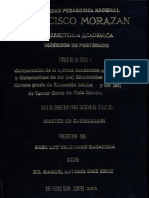 Comparacion de La Aptitud Academica en Espanol y Matematicas de Los As Estudiantes As de Noveno Grado de Educacion Basica y Los As de Tercer Curso de Ciclo Comun PDF