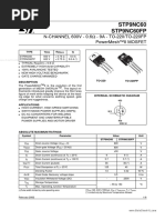 Datasheet - HK p9nc60 41128 PDF