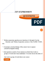 Written Expression (Skill 11-25)