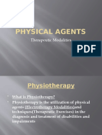 Physical Agents: Therapeutic Modalities