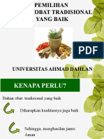 Pemilihan Simplisia