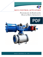 Pneumatic Heavy-Duty Quarter Turn Actautor