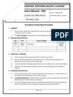 Procedure Manual - IMS: Locomotive Workshop, Northern Railway, Lucknow