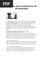 10 Apps para Profesores de Universidad