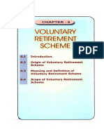 Voluntary Retirement Scheme: Chapter - 6