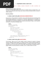 Algoritmi de Sortare A Unui Vector Algoritmi de Cautare1 PDF