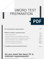 Preparing For The Password English Test Step by Step