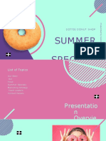 Summer Special S: Dottiedonut Shop