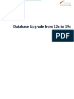 Database Upgrade From 12c To 19c