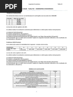 Taller 2 Ingeniería Económica Unab