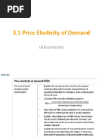 3.1 Price Elasticity of Demand RS