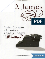 Todo Lo Que Se Sobre Novela Negra - P D James PDF