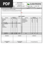 PT. Anugerah Mega Energi Daily Report: Work Time: 07.00 18.00 Work Time: 07.00 18.00