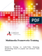 Multimedia Frameworks Training