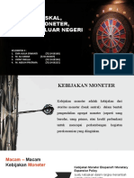 KEBIJAKAN FISKAL, KEBIJAKAN MONETER DAN HUTANG LUAR NEGERI Kelompok 4