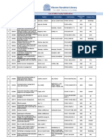 List of IIMA Faculty Publications