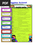 Wiggles School: Fill in The Blanks With Proper Modal Verbs