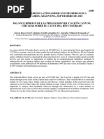 Balance Hidrico de Las Presas Hoover y G PDF