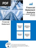 Financial Analysis Getting A Grip With Accounts Part 1 FEU