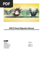 ANSYS Fluent Migration Manual