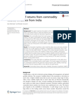 Mukherjee-Goswami2017 Article TheVolatilityOfReturnsFromComm PDF