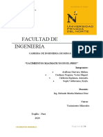 Yacimientos Magmaticos-Semana 4