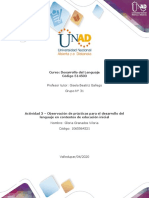 Formato para La Elaboración de La Actividad 3 - Observación de Prácticas para El Desarrollo Del Lenguaje en Contextos de Educació - Modificado