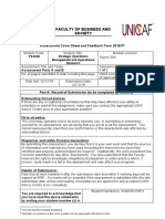 PS4S26 Assessment - Feedback Form