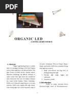 Organic Led: A Novel Light Source