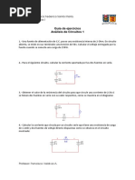 Guia de Ejercicios Analisis de Circuitos PDF