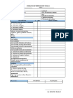 Formato de Verificacion Tecnica