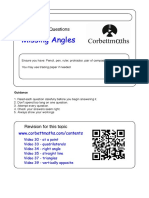 Year 8 Math's Worksheet Angles PDF