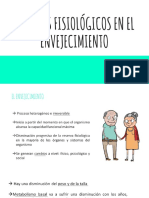 Cambios Fisiológicos en El Envejecimiento PDF