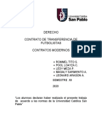 Contrato de Transferencia de Jugador de Fut