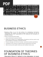 Business Ethics Theory