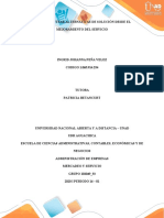 Paso 3 - Plantear Alternativas de Solución Desde El Mejoramiento Del Servicio