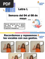 Lenguaje Letra L PDF