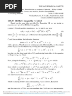 103.35 Hölder's Inequality Revisited: Via Lanfranconi, N. 1/12B, 16121 Genoa, Italy