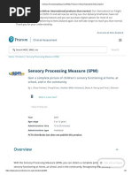 Sensory Processing Measure (SPM) - Pearson Clinical Australia & New Zealand